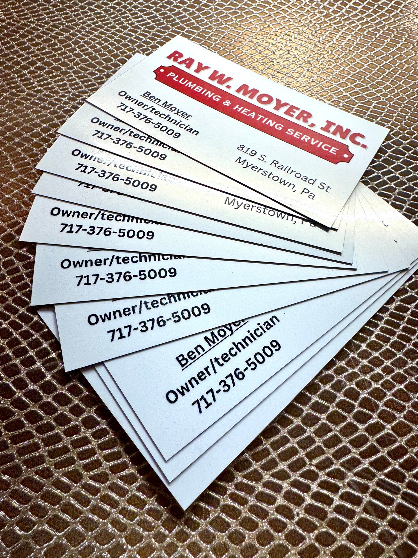 custom business card magnet