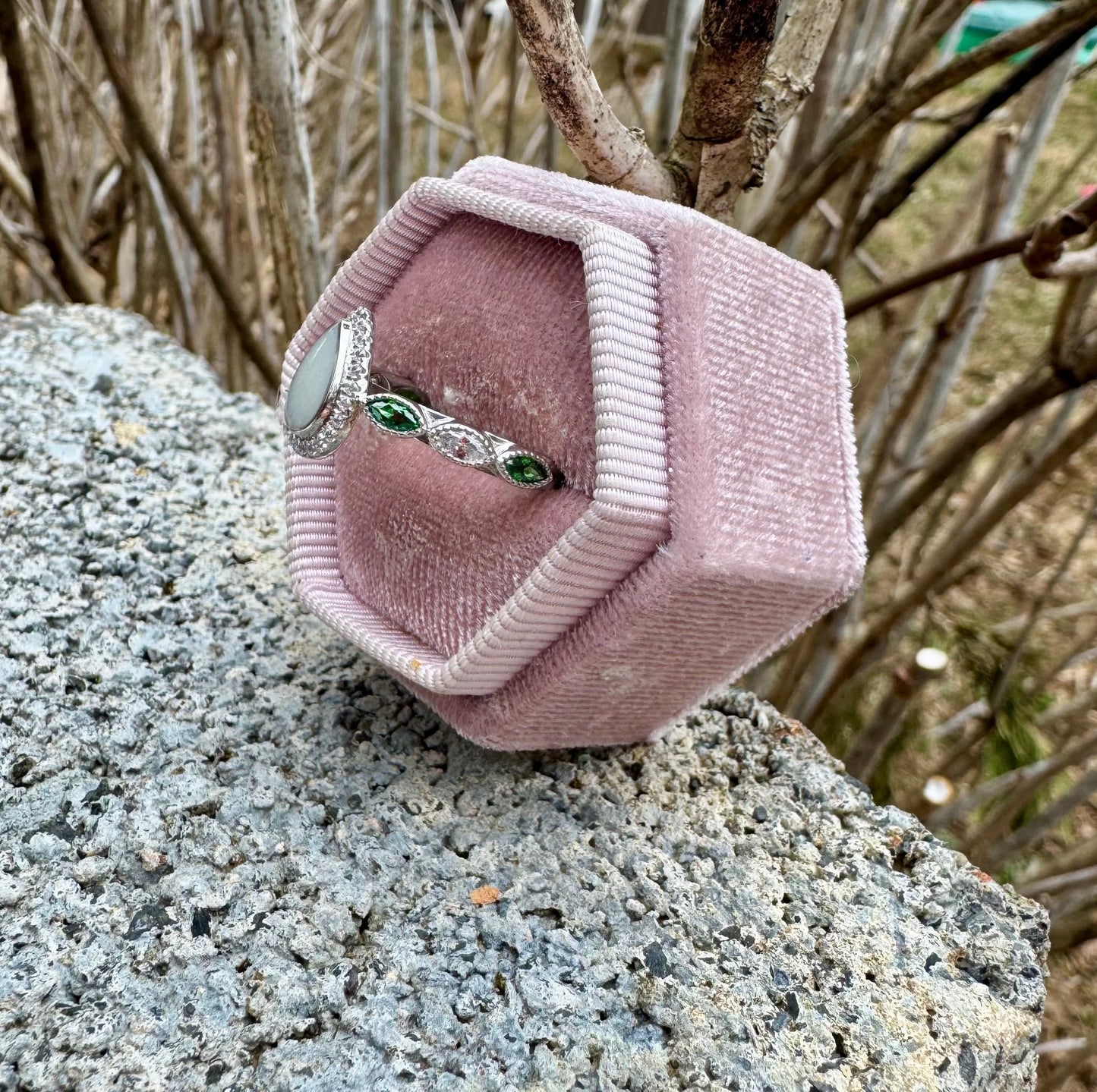 delilah // ring •multiple color stones•