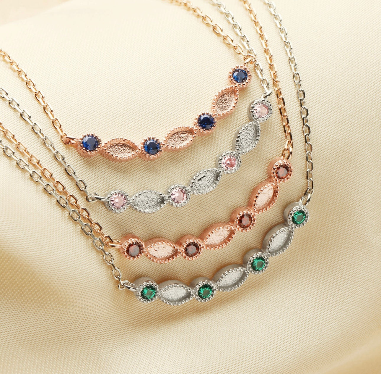 juliette // birthstone necklace