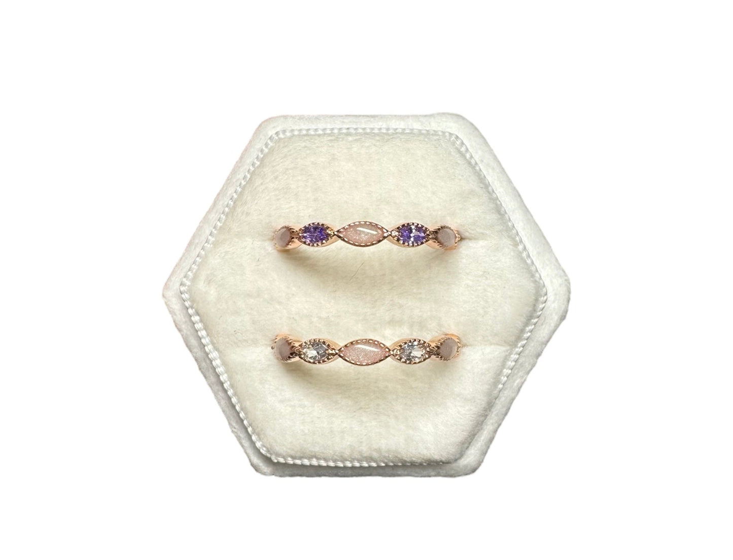 Kollyns // Ring Set •multiple birthstones•